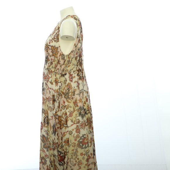 One Fine Day Womens Maxi Dress 12 Floral Sheer - Picture 5 of 7